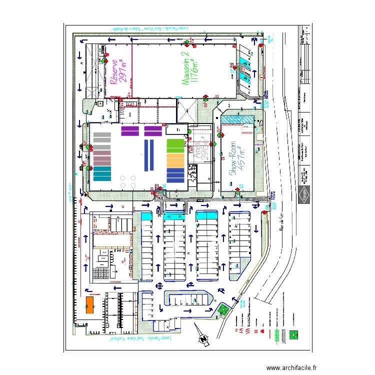 plan de masse . Plan de 0 pièce et 0 m2