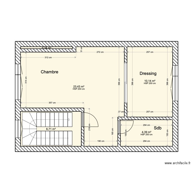 Deuxième étage Province modification minimum. Plan de 0 pièce et 0 m2