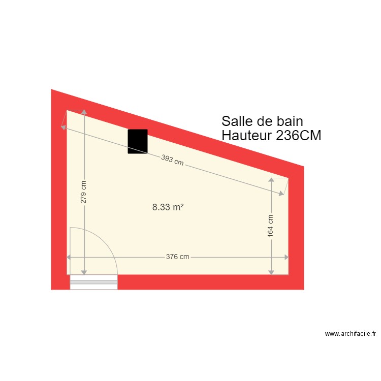 salle de bain. Plan de 0 pièce et 0 m2