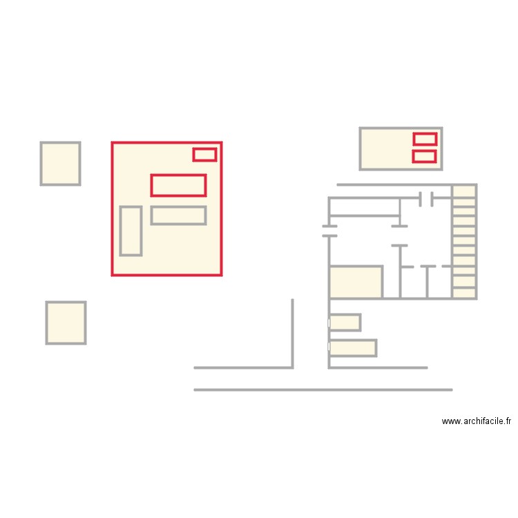 plan de masse chef brou. Plan de 0 pièce et 0 m2