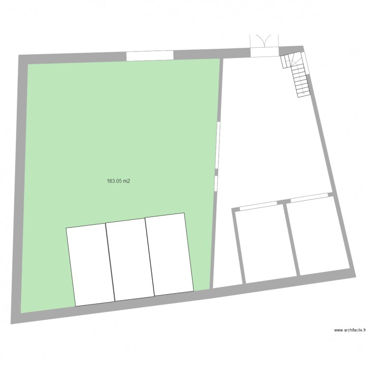 rdc chemin de piquette projet. Plan de 0 pièce et 0 m2