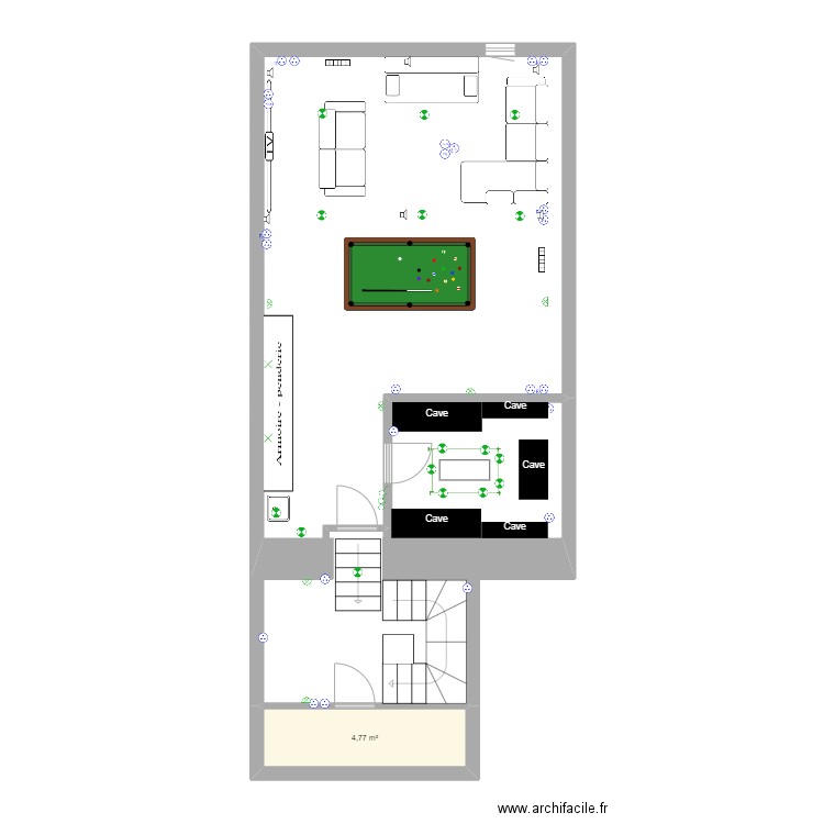 Ma Cave. Plan de 0 pièce et 0 m2