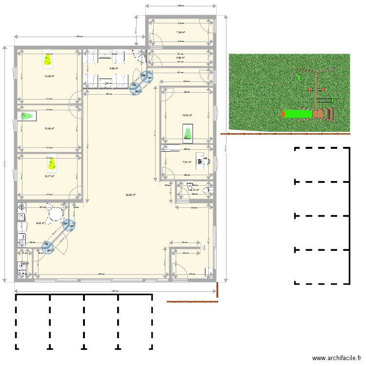 mam garage. Plan de 0 pièce et 0 m2