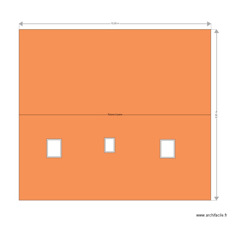 toiture. Plan de 0 pièce et 0 m2