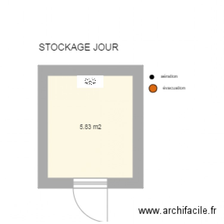 STOCKAGE JOUR. Plan de 0 pièce et 0 m2