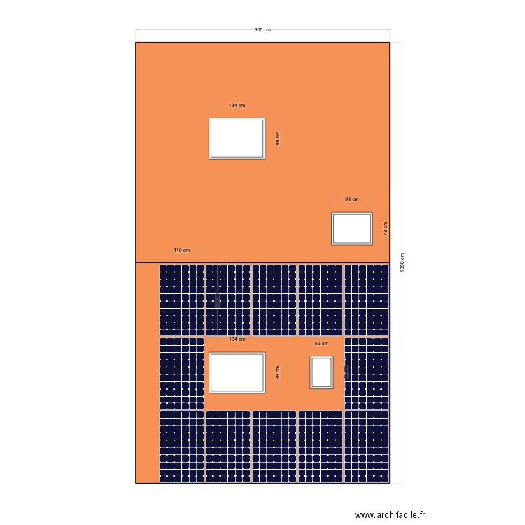 Toiture 57. Plan de 0 pièce et 0 m2