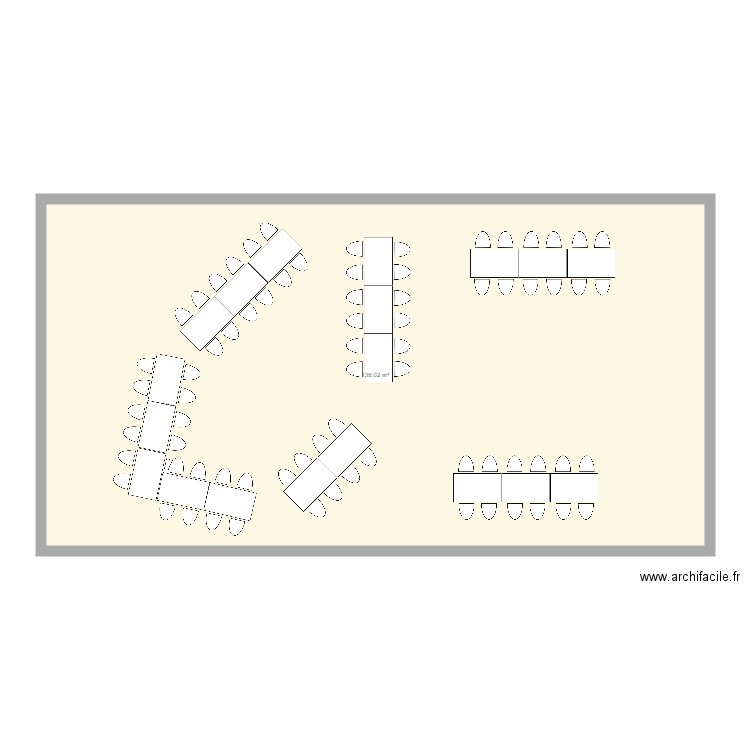 plan de table 1. Plan de 0 pièce et 0 m2