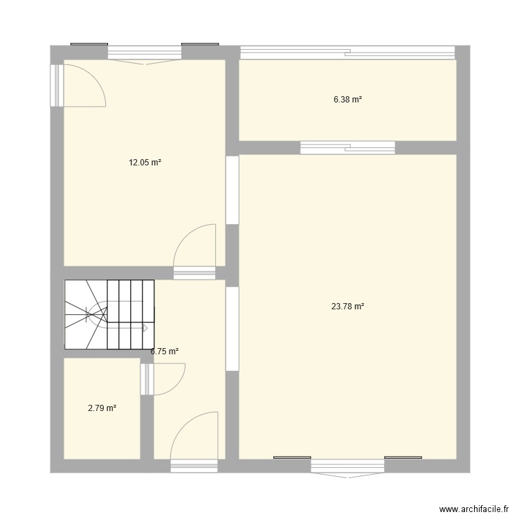 MAISON. Plan de 0 pièce et 0 m2