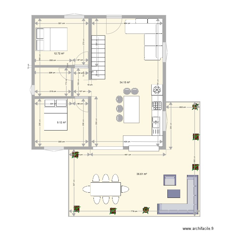 maison finale. Plan de 0 pièce et 0 m2