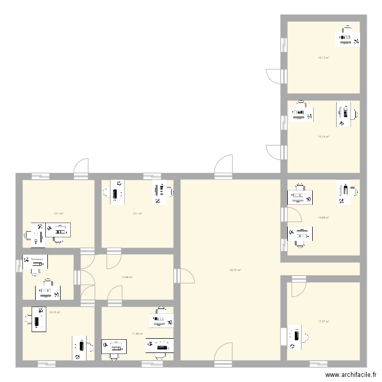 AGENCE ADE TAM11. Plan de 0 pièce et 0 m2