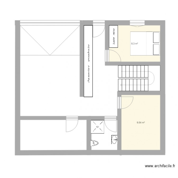 maison 10x9 sous sol. Plan de 0 pièce et 0 m2