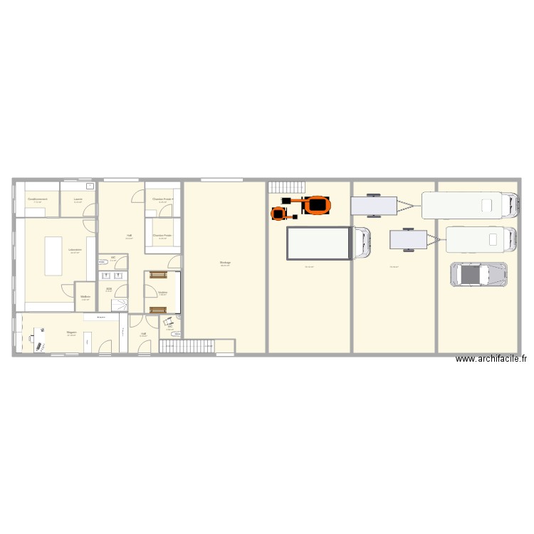 Hangar AGRICOLE 2. Plan de 0 pièce et 0 m2