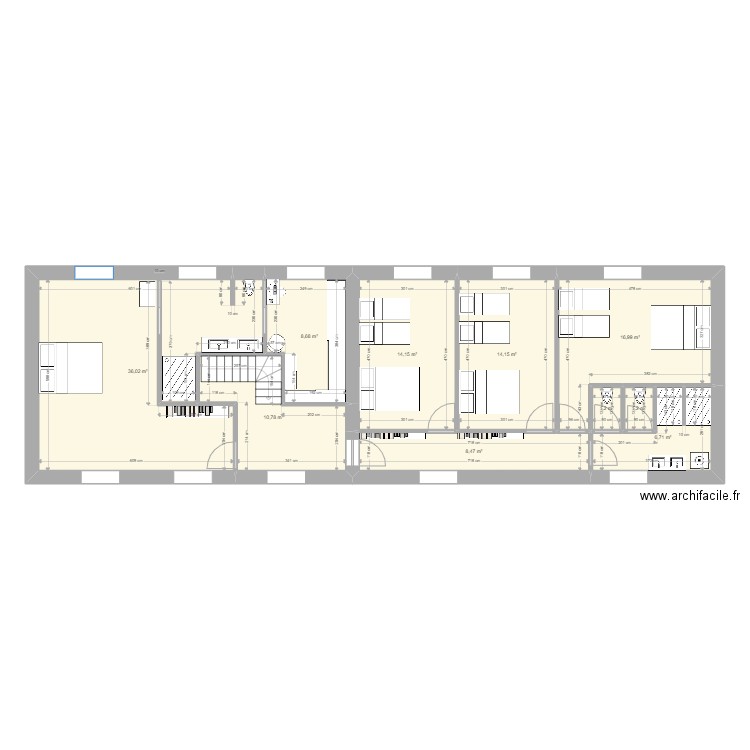 St Georges idée 3 bis étage. Plan de 0 pièce et 0 m2