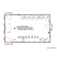 PLAN SALLE INFORMATIQUE ALSH OLLIOULES