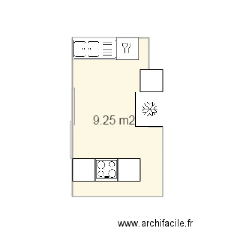 cuisine. Plan de 0 pièce et 0 m2