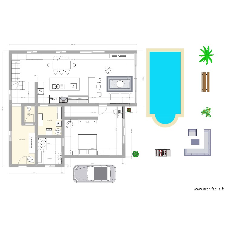 plan container. Plan de 0 pièce et 0 m2