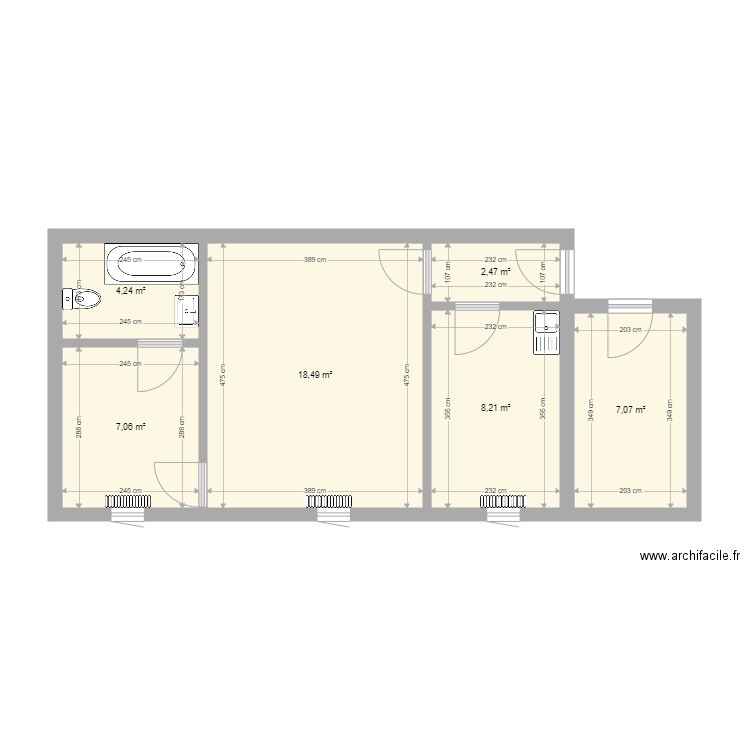 Martin  Mitterie. Plan de 0 pièce et 0 m2