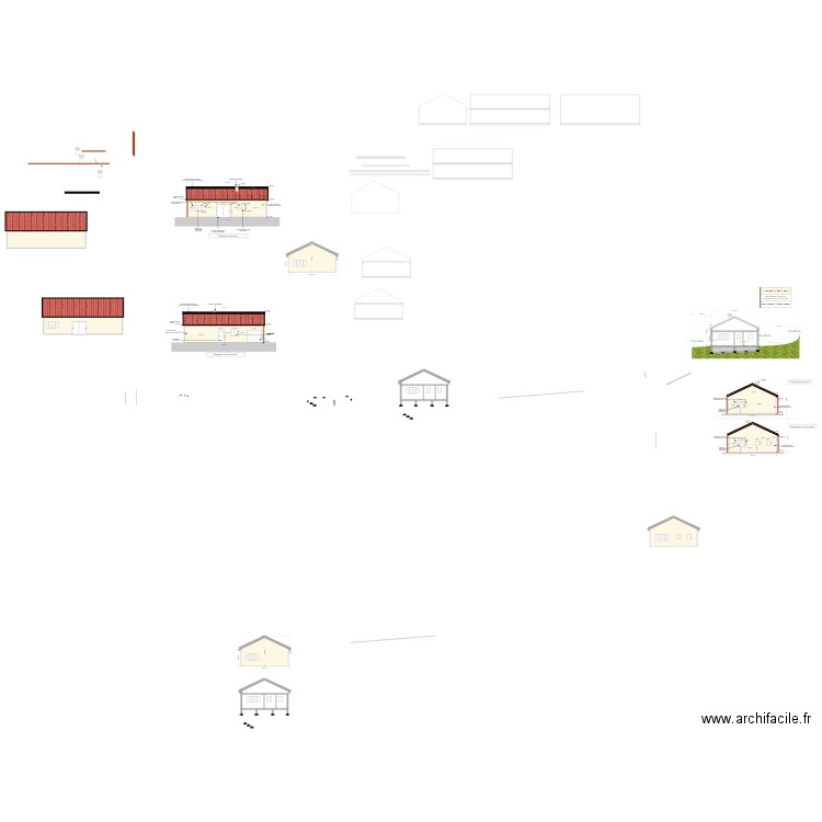 toutes façades. Plan de 0 pièce et 0 m2