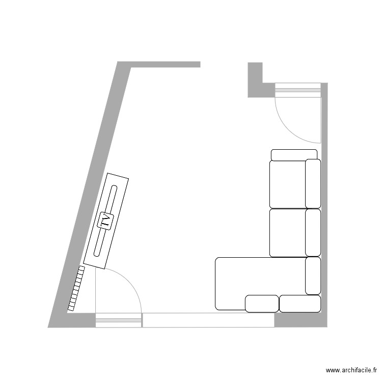 Salle. Plan de 0 pièce et 0 m2