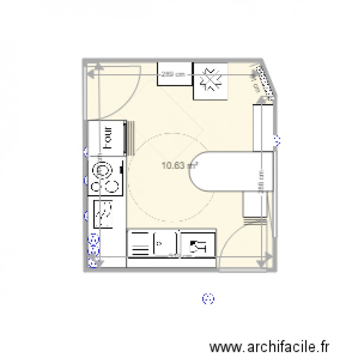 cuisin La Baugerie. Plan de 0 pièce et 0 m2