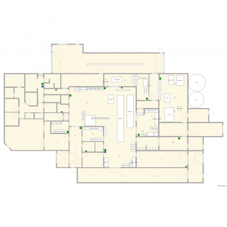 Criculation Déchet. Plan de 0 pièce et 0 m2