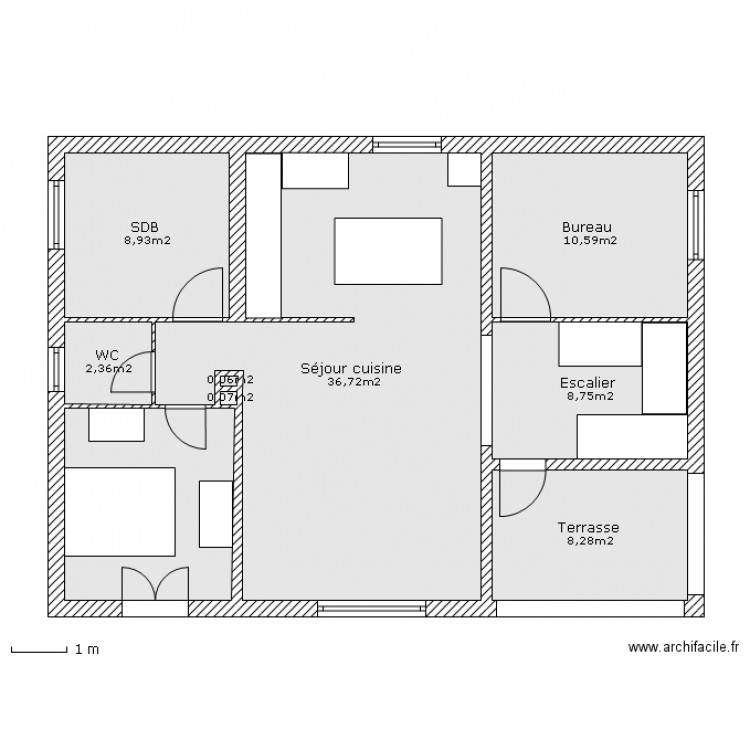 Lannemezan 1er . Plan de 0 pièce et 0 m2