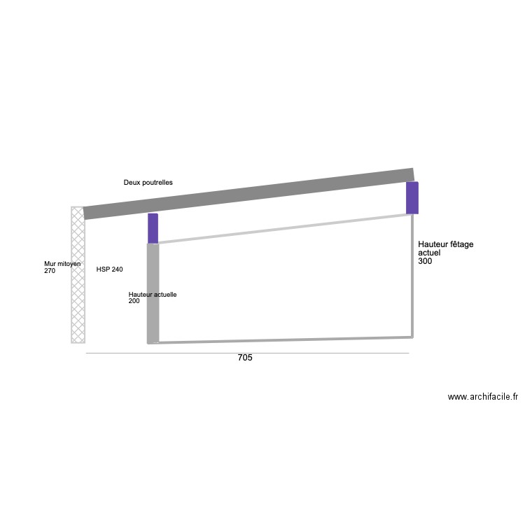 Léo pente du toit 2. Plan de 0 pièce et 0 m2