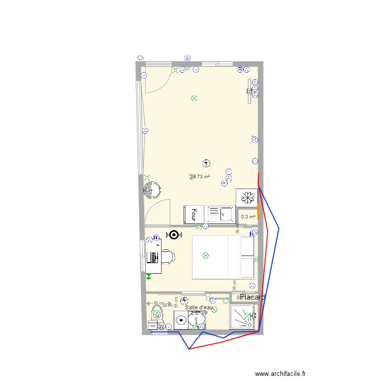 Dépendance modif . Plan de 0 pièce et 0 m2