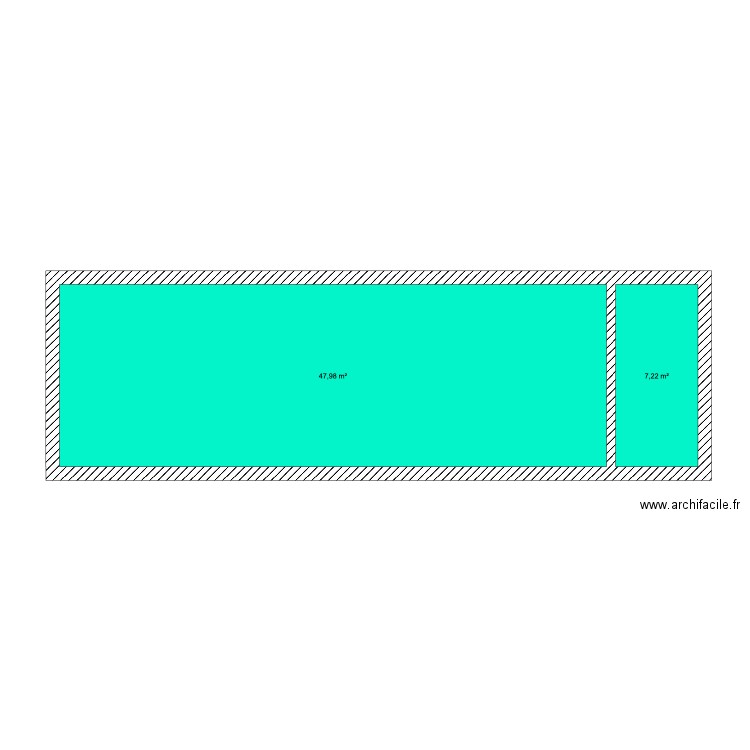 Piscine couloir de nage. Plan de 0 pièce et 0 m2