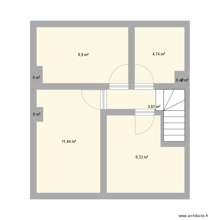 1er étage Maison. Plan de 0 pièce et 0 m2