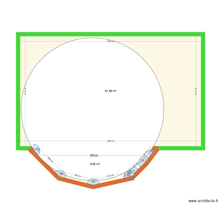 maison mandala. Plan de 0 pièce et 0 m2