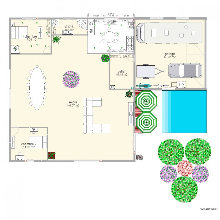 maison 1. Plan de 0 pièce et 0 m2