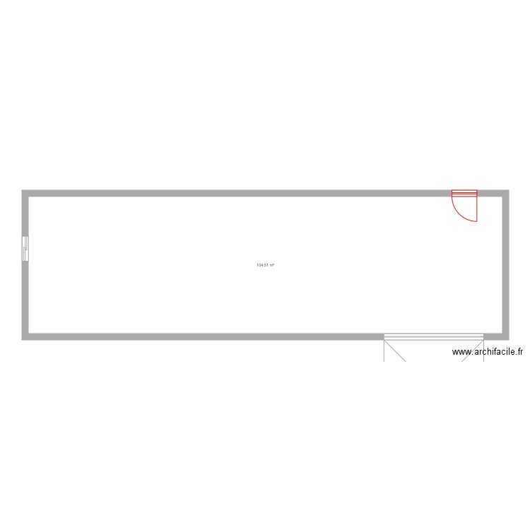 Box. Plan de 0 pièce et 0 m2