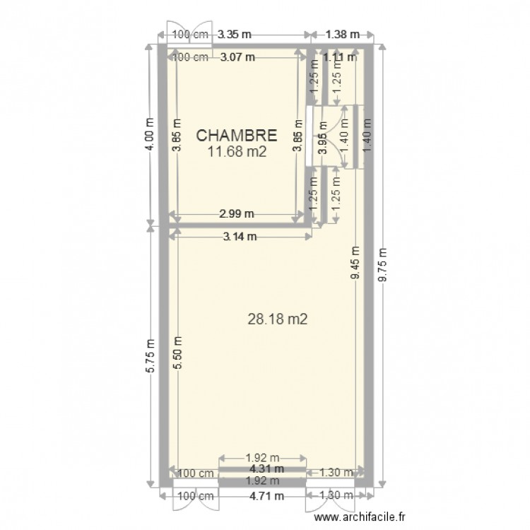 CUISINE 2. Plan de 0 pièce et 0 m2