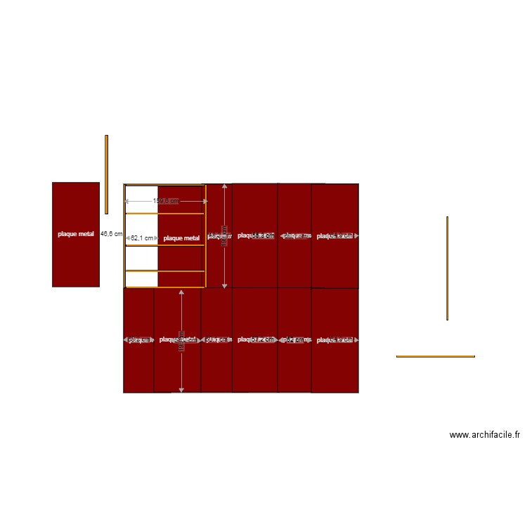 test panneau. Plan de 0 pièce et 0 m2