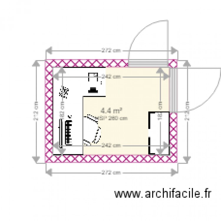 accueil Cath. Plan de 0 pièce et 0 m2