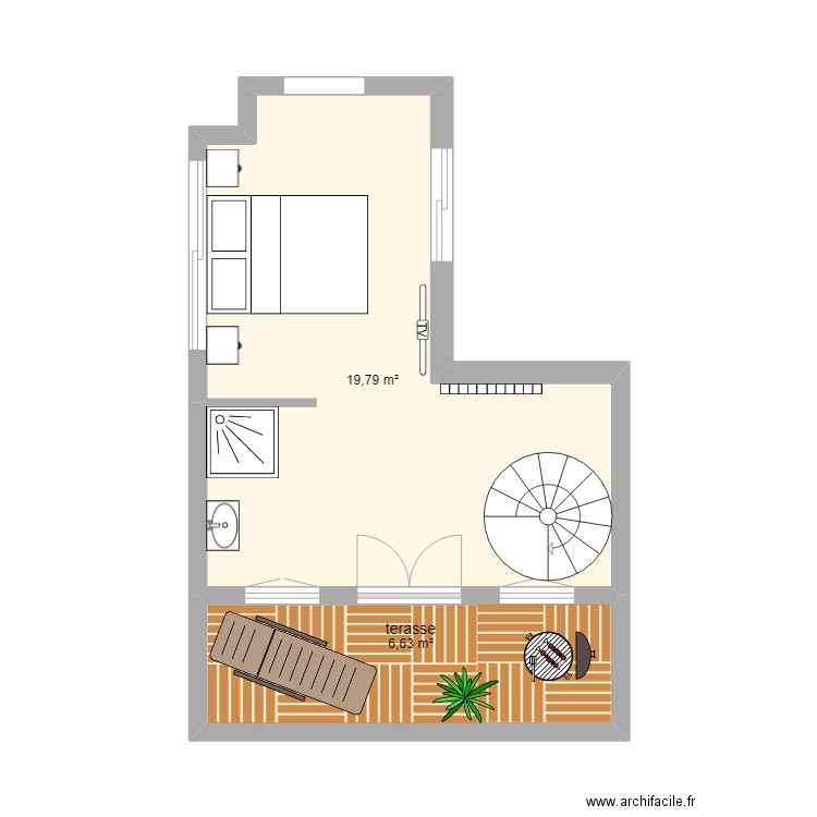 2eme étage ...... Plan de 0 pièce et 0 m2