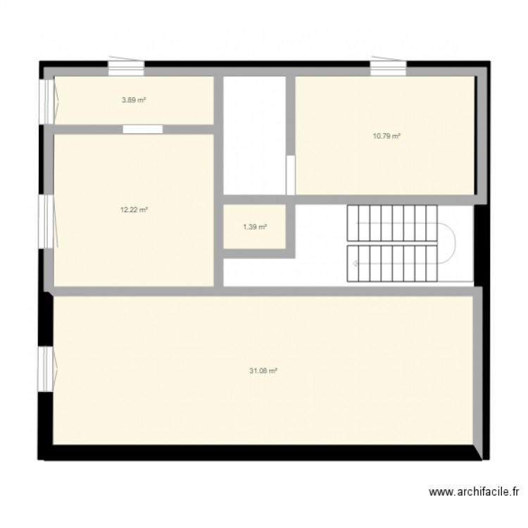 maison 10x9 RDC v2. Plan de 0 pièce et 0 m2