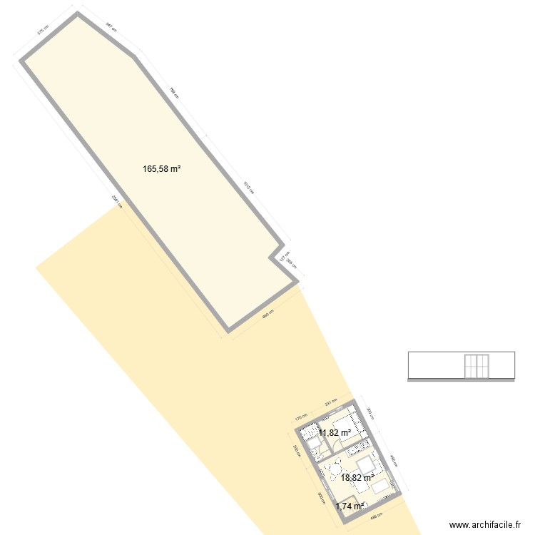 GARAGE 1. Plan de 7 pièces et 398 m2