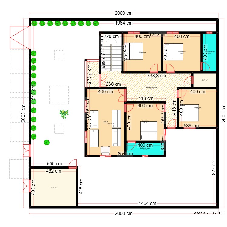 MAAM  MOOR 1. Plan de 12 pièces et 366 m2