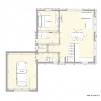 PLAN MAISON ETAGE RDC