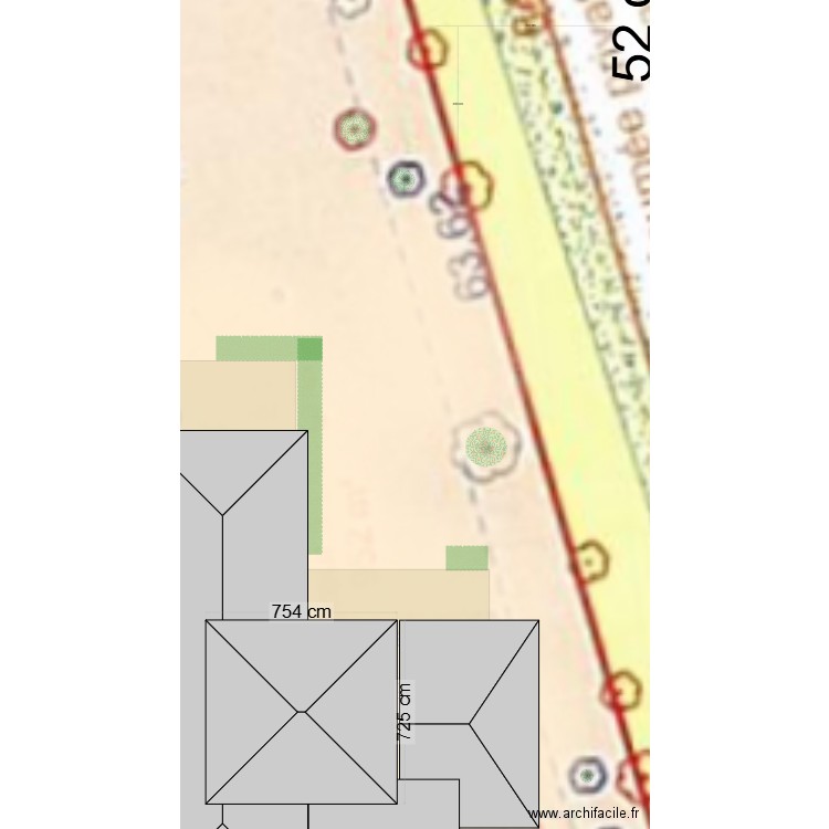 GRUSON V1 toiture. Plan de 11 pièces et 170 m2