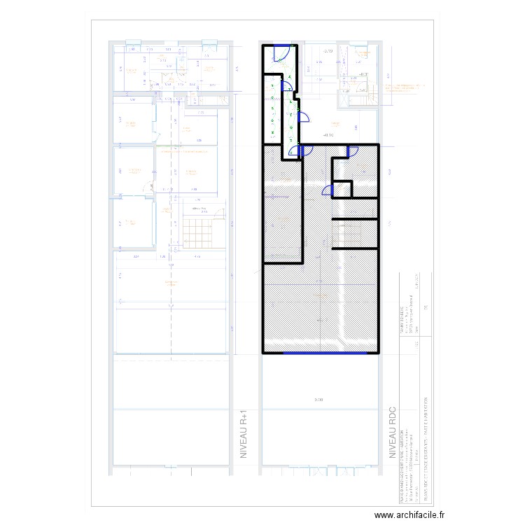 mais,. Plan de 7 pièces et 186 m2