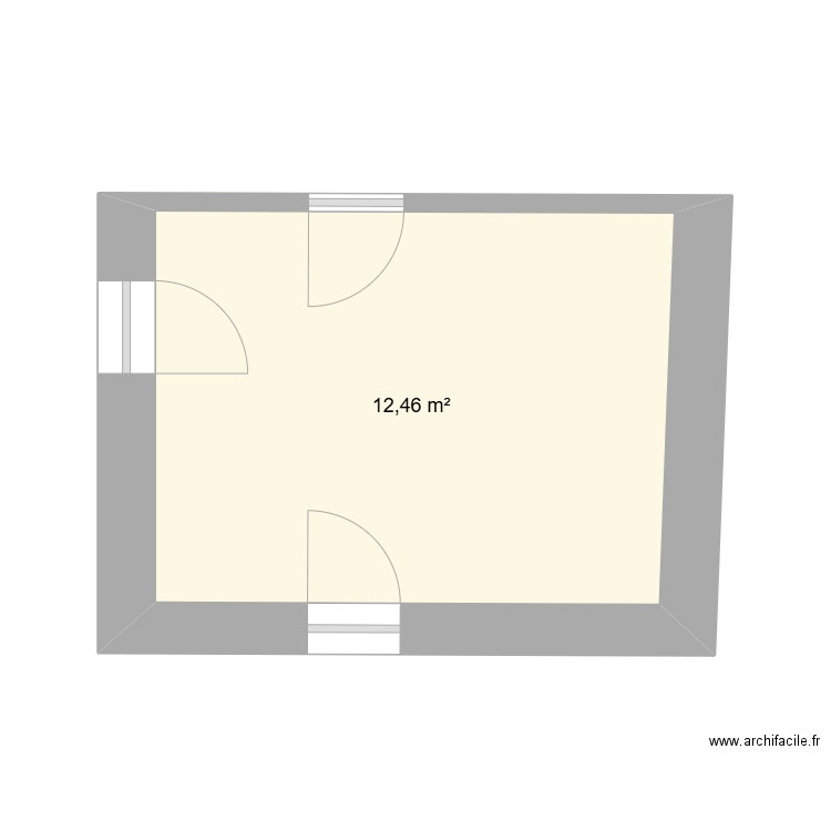 Salle photo 2. Plan de 1 pièce et 12 m2