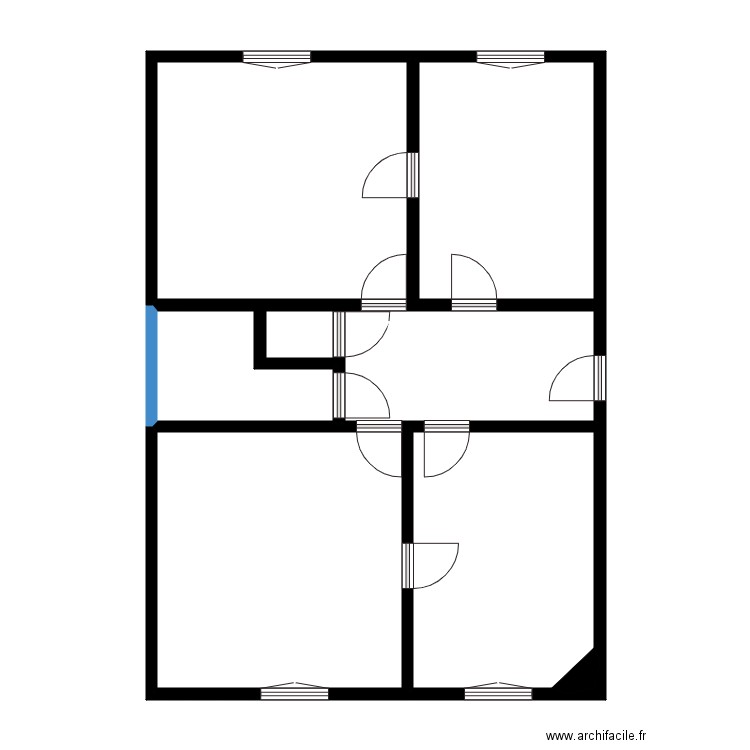 Kowalski. Plan de 23 pièces et 154 m2