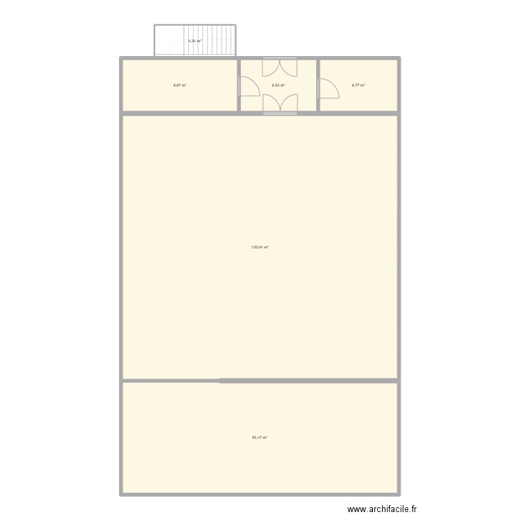 privé. Plan de 18 pièces et 387 m2