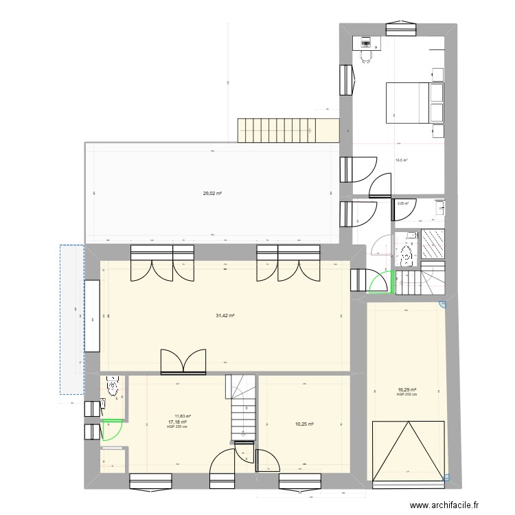 Projet_RDF_RDC_Révision_0.3. Plan de 5 pièces et 104 m2