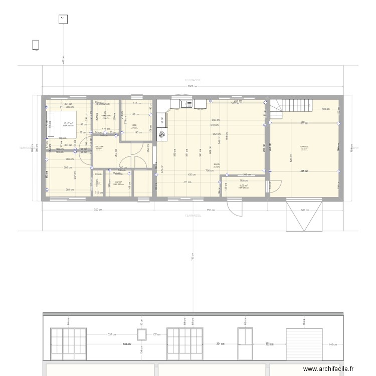 RYE - v2. Plan de 14 pièces et 359 m2