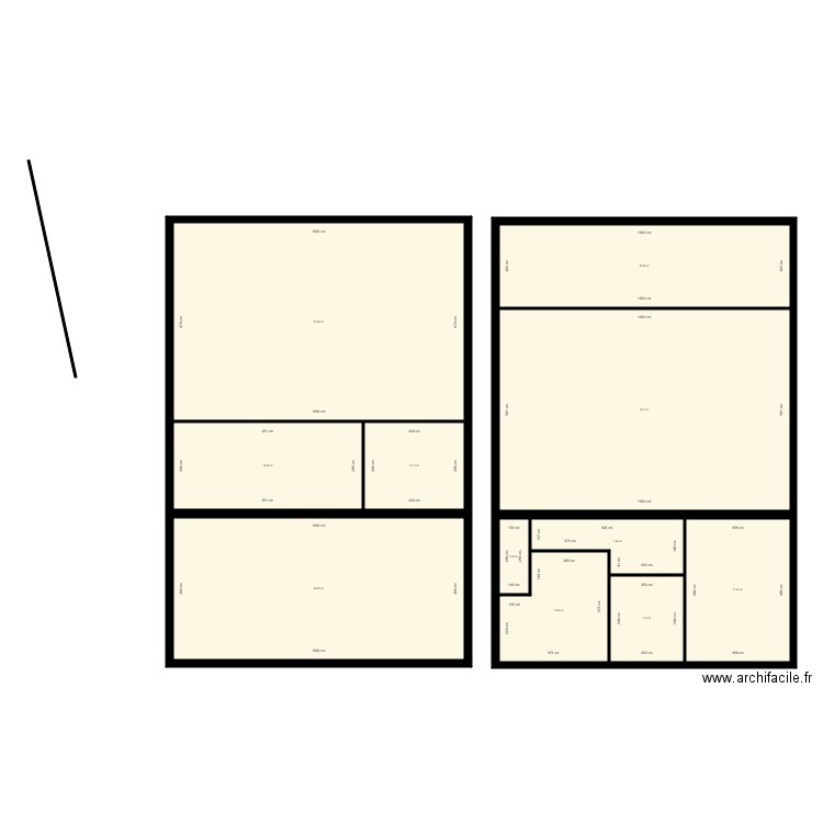 villerest2rr. Plan de 11 pièces et 291 m2