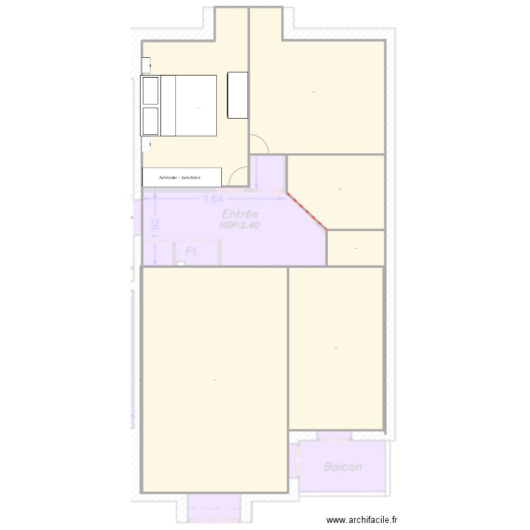 56 dr Blain appt 6. Plan de 7 pièces et 5885 m2